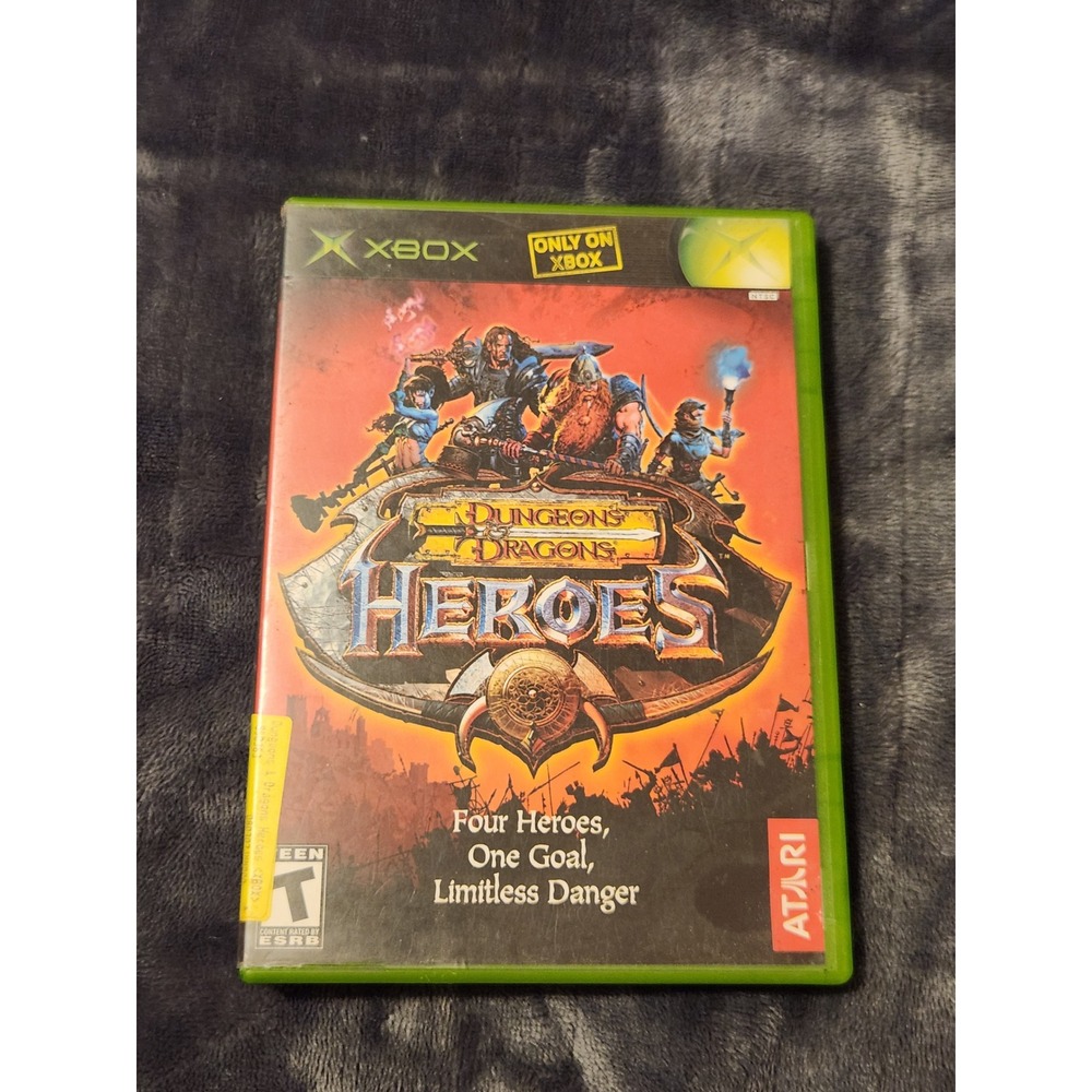 Dungeons & Dragons Heroes Microsoft Xbox Original 2003 Complete CIB